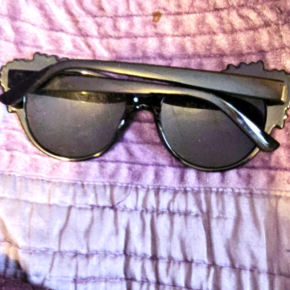 Black with purple gems sunglasses